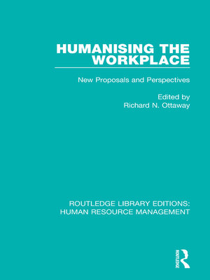 cover image of Humanising the Workplace